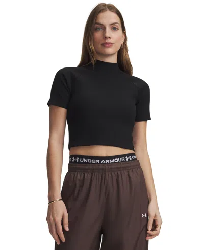 Under Armour Women's Rival Rib Mock Neck T-shirt In Multi