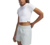 Under Armour Women's Rival Ribbed Cropped T-shirt In White