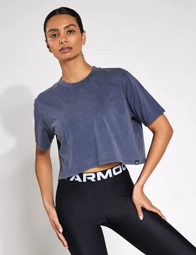 Under Armour Women's Rival Wash Short Sleeve In Blue