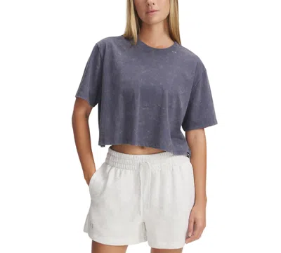 Under Armour Women's Rival Wash Short-sleeve T-shirt In Downpour Gray
