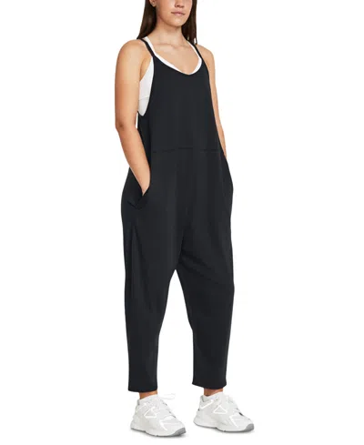 Under Armour Women's Rival Wide-leg Jumpsuit In Black