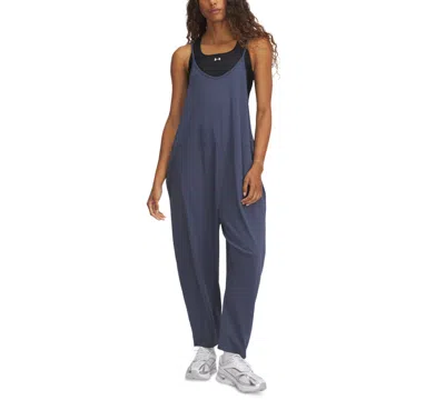 Under Armour Women's Rival Wide-leg Jumpsuit In Downpour Gray