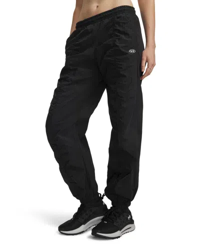 Under Armour Women's Rival Woven Shirred Pants In Animal Print