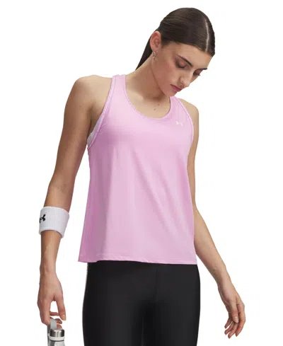 Under Armour Women's Round Neck Training Tank Top In Pink