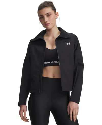 Under Armour Women's Shield Collared Jacket In Black