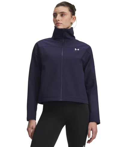 Under Armour Women's Shield Collared Jacket In Blue