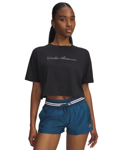 Under Armour Women's Short-sleeve T-shirt In Black