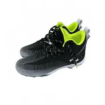 Under Armour Women's Spotlight Franchise Rm Shoes In Black Neon In Multi