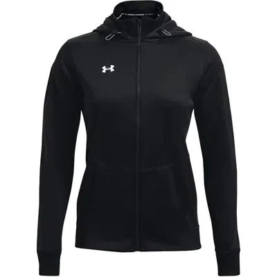 Under Armour Women's Storm Fleece Full Zip Hoodie Jacket In Black