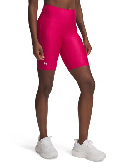 Under Armour Women's Tech Bike Shorts In Pink