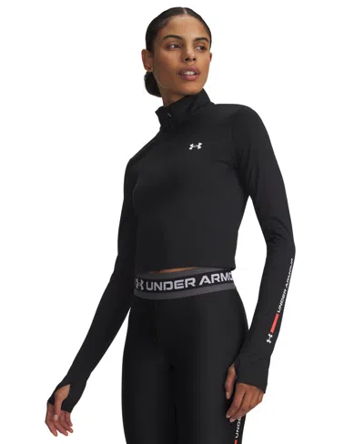 Under Armour Women's Tech Branded Collared Top In Blue