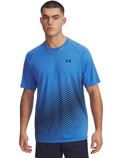 Under Armour Women's Tech Fade Short Sleeve In Blue