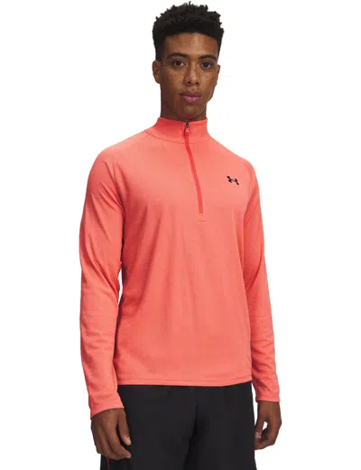 Under Armour Women's Tech Textured 1/2 Zip In Red