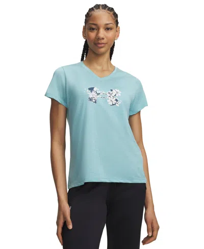 Under Armour Women's Tech Twist Graphic Short-sleeve Top In Blue
