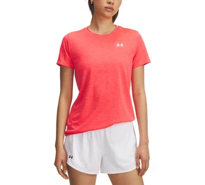 Under Armour Women's Tech Twist Short-sleeve Top In Red