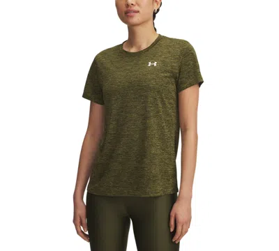 Under Armour Women's Tech Twist Short-sleeve Top In Green