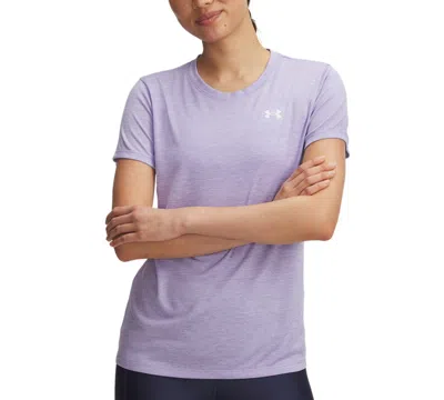 Under Armour Women's Tech Twist Short-sleeve Top In Purple