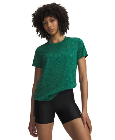 Under Armour Women's Tech Twist Short-sleeve Top In Green
