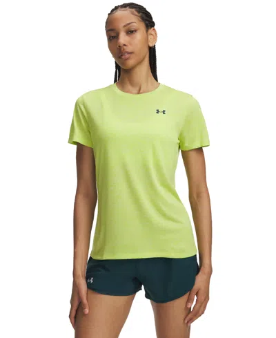 Under Armour Women's Tech Twist Short-sleeve Top In Green