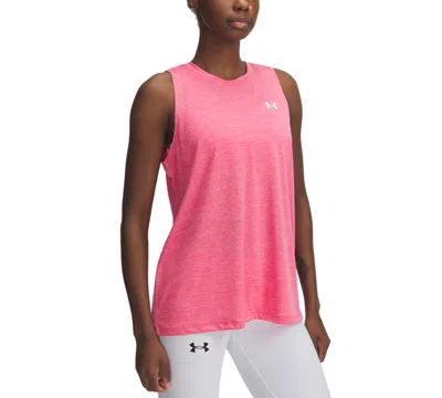 Under Armour Women's Tech Twist Tank In Pink
