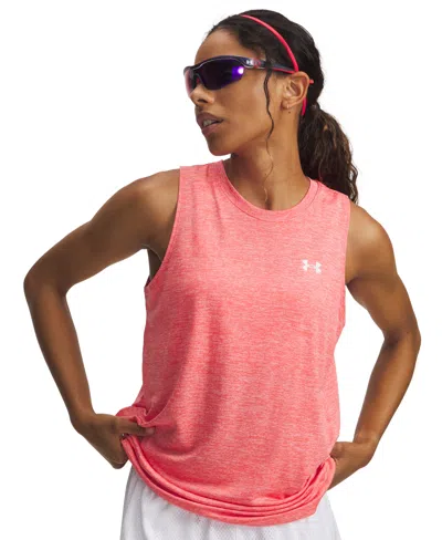 Under Armour Women's Tech Twist Tank In Pink