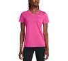 Under Armour Tech™ Women's V-neck Short Sleeve Rebel Pink