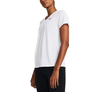 UNDER ARMOUR WOMEN'S TECH V-NECK SHORT-SLEEVE TOP