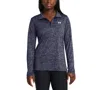 Under Armour Women's Twist Tech Quarter-zip Logo Top In Navy