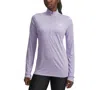Under Armour Women's Twist Tech Quarter-zip Logo Top In Purple