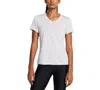 Under Armour Women's Twist Tech V-neck Short-sleeve Top In White