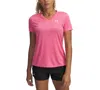 Under Armour Women's    Tech™ Twist V-neck Short Sleeve Super Pink In Pink