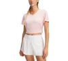 Under Armour Women's Twist Tech V-neck Short-sleeve Top In Prime Pink