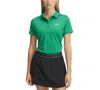 Under Armour Women's Ua Active Golf Polo Shirt In Team Kelly Green