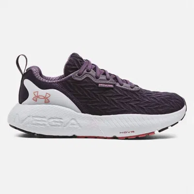 Under Armour Women's Ua Hovr Mega 3 Clone Running Shoe In Tux Purple/white