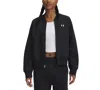 Under Armour Women's Ua Rival Fleece Bomber Jacket In Black
