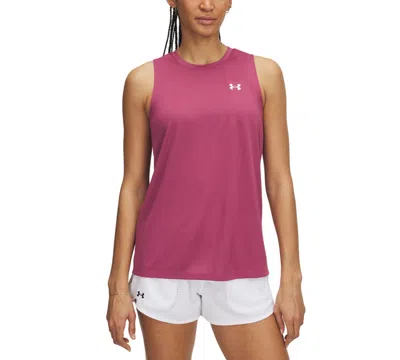 Under Armour Women's Ua Tech Crewneck Tank Top In Red