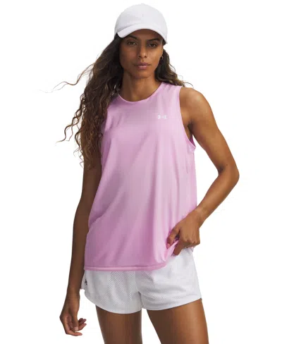Under Armour Women's Ua Tech Crewneck Tank Top In Purple
