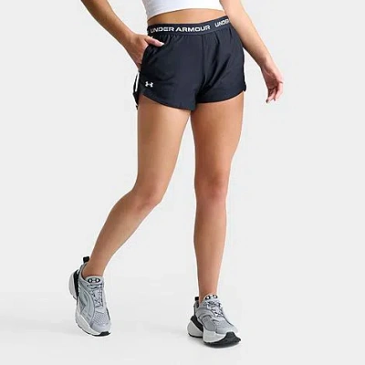 Under Armour Women's Ua Tech Play Up 3'' Shorts In Blue