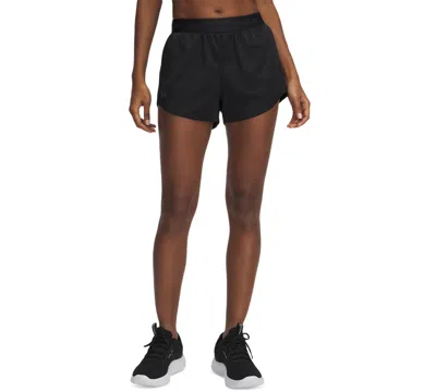Under Armour Women's Ua Tech Play Up Shine Shorts In Black