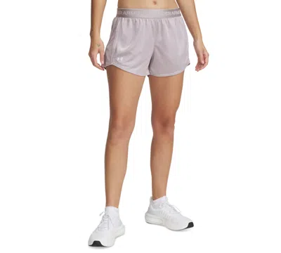 Under Armour Women's Ua Tech Play Up Shine Shorts In Purple