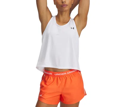 Under Armour Women's Ua Tech Racerback Swing Tank Top In White