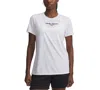 Under Armour Women's Ua Tech Script Graphic Short-sleeve Tee In White