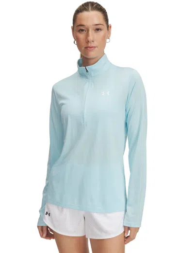 Under Armour Women's Ua Tech Twist 1/2 Zip In Blue