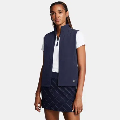 Under Armour Drive Pro Storm Lightweight Insulated Women's Waistcoat Midnight Navy In Blue