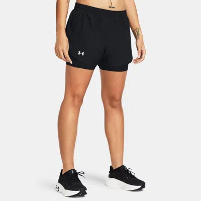 Under Armour Fly By 2.0 Running Shorts In Black