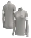 Under Armour Women's  Gray Notre Dame Fighting Irish Gameday Challenger Quarter-zip Top In Gray