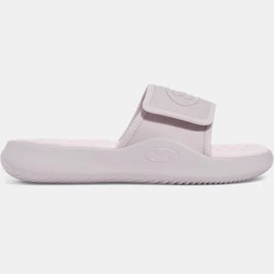 Under Armour Ignite Pro 8 Women's Slides Grey Dawn