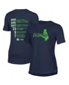 Under Armour Women's  Navy Notre Dame Fighting Irish Muffet Mcgraw Legend T-shirt In Navy