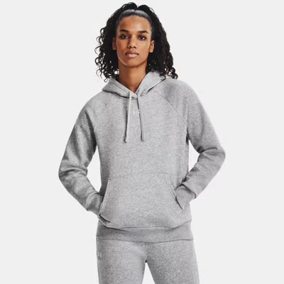 Under Armour Rival Fleece Hoodie In Grey