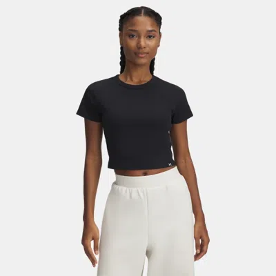 Under Armour Rival Rib Women's Baby T-shirt Black